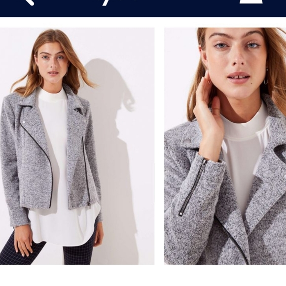 Loft moto jacket/ Out Of Stock - Picture 1 of 7